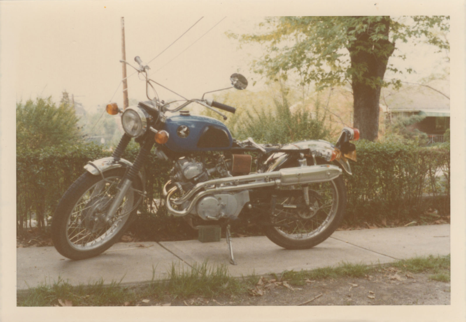 Bill's first motorcycle